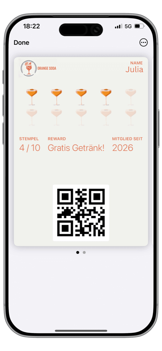 Stampz – digitale Stempelkarte im Wallet